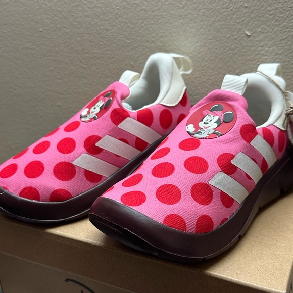 adidas Other - adidas Kids Sneakers with Pink and Red Polka Dots